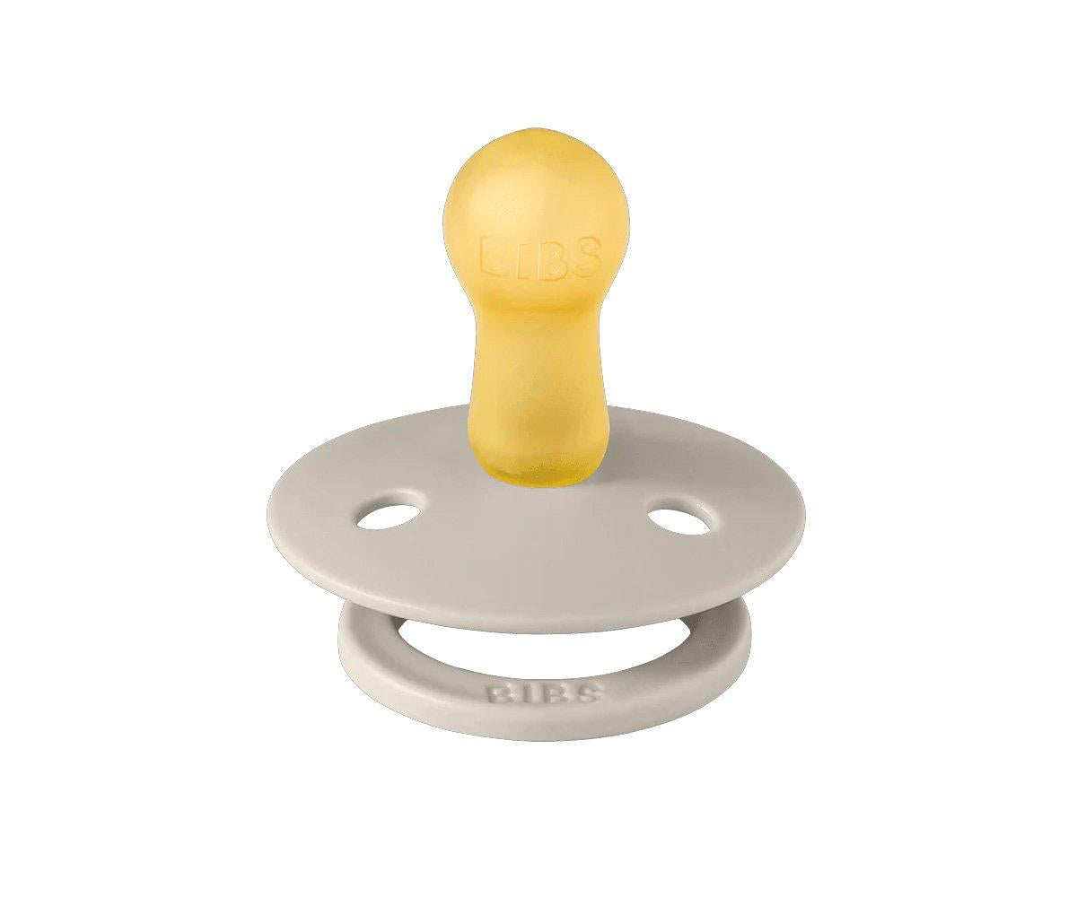 2 chupetas redondas BIBS Studio Colour sand mix