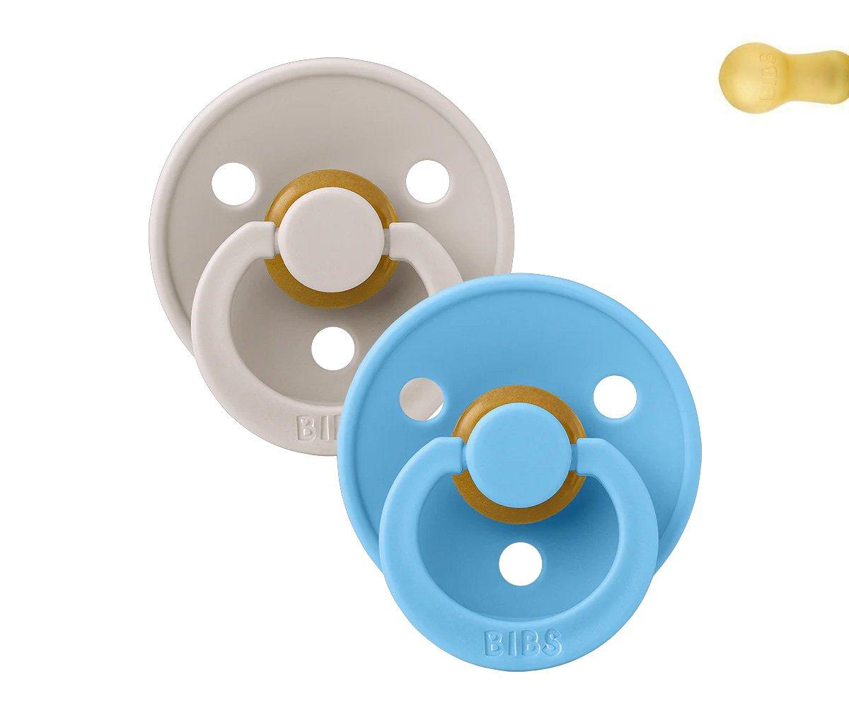 2 chupetas redondas BIBS Colour mushroom | breeze