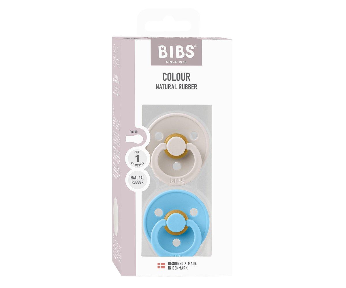 2 chupetas redondas BIBS Colour mushroom | breeze