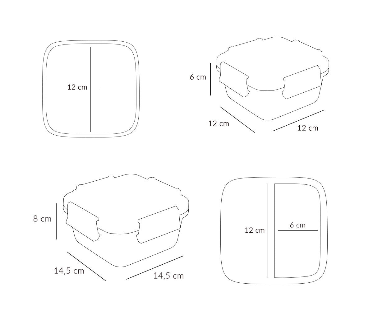 Lancheira grande Magical Forest