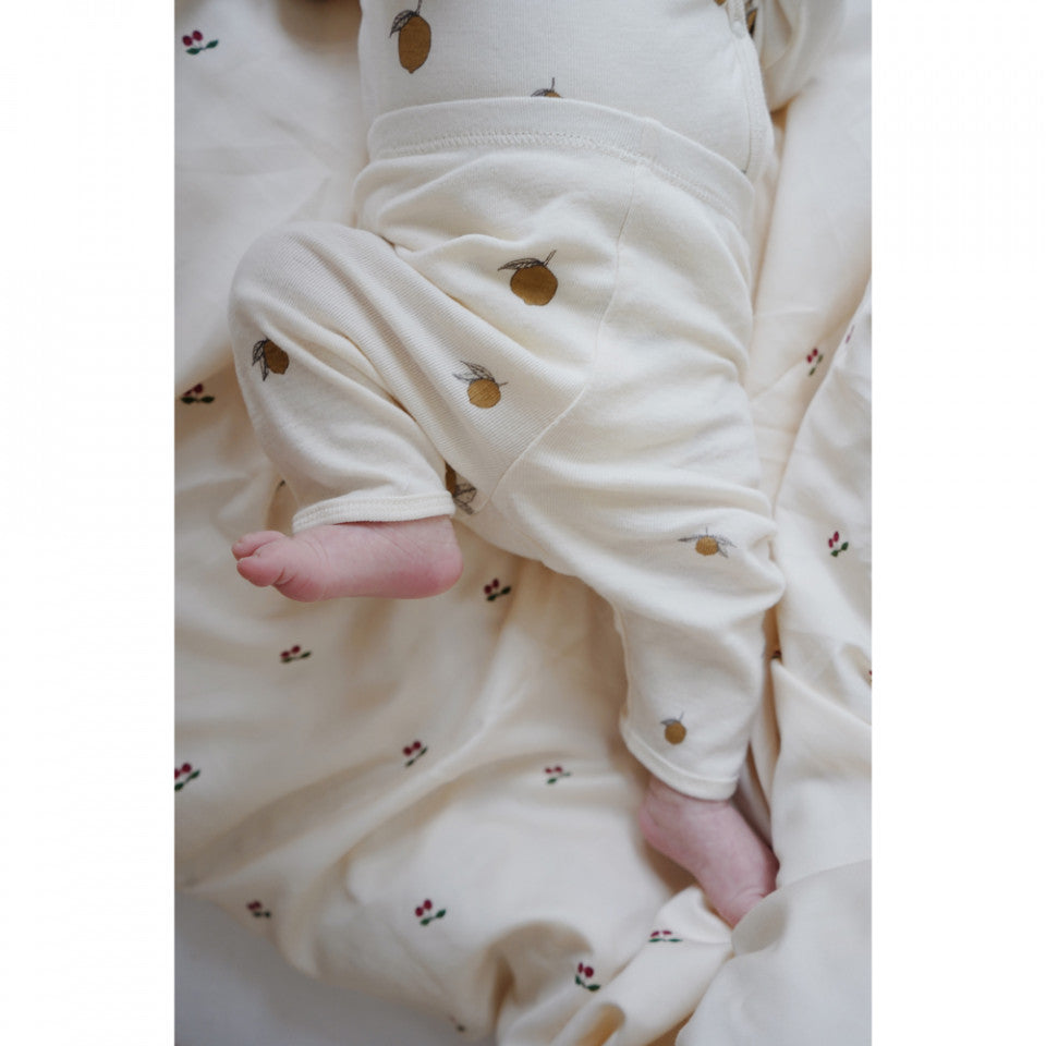 Calças recém-nascido lemon