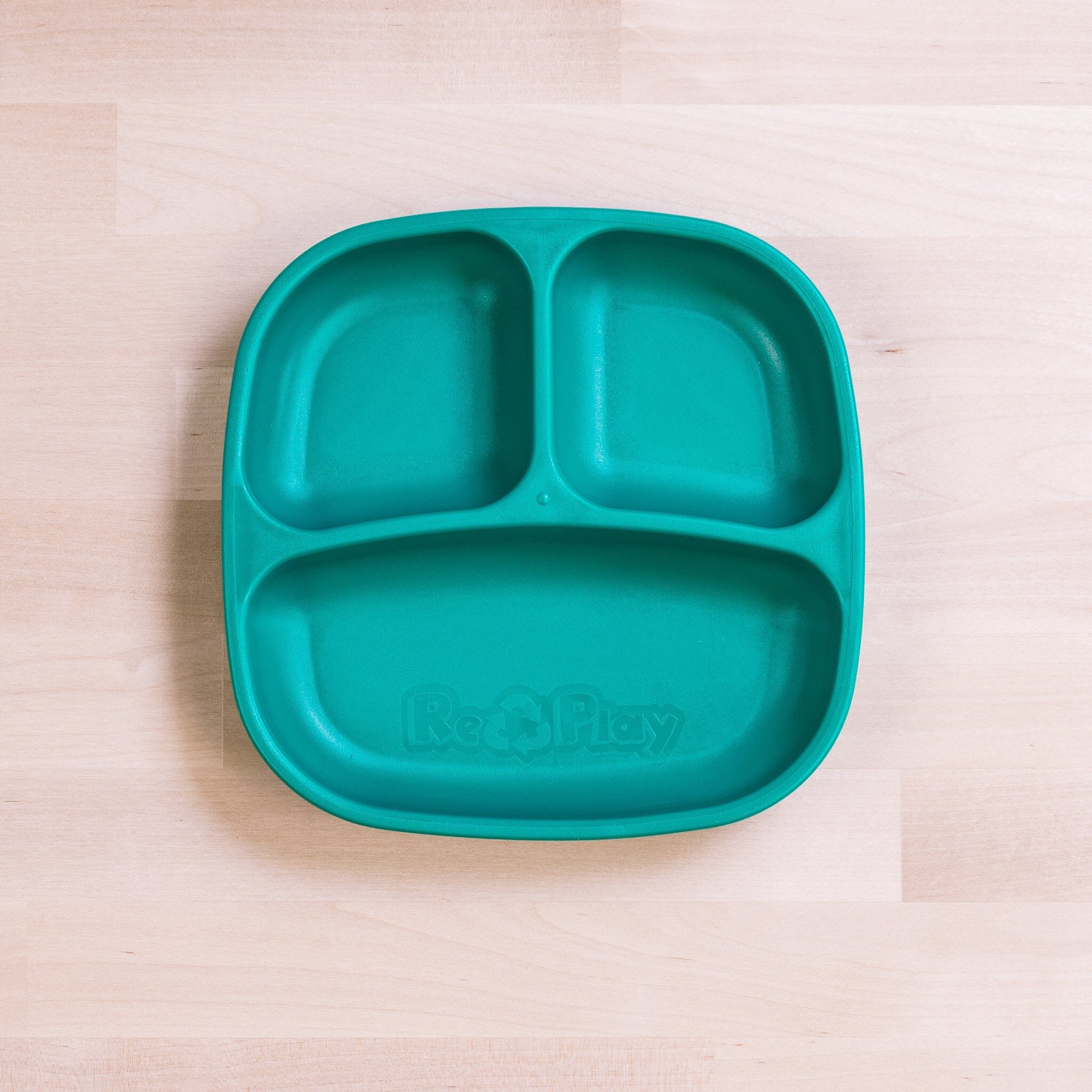 Prato com compartimentos teal dinnerware Re-play Recicled