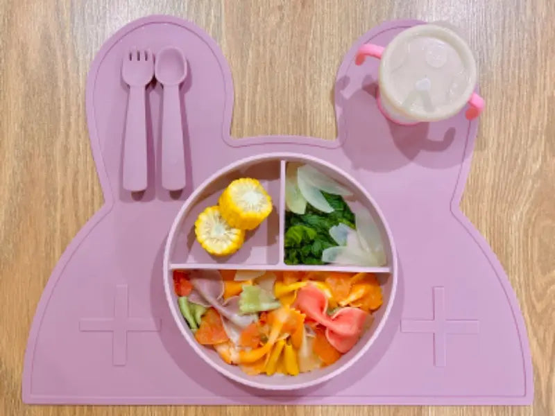 Conjunto feedie colher & garfo - pink