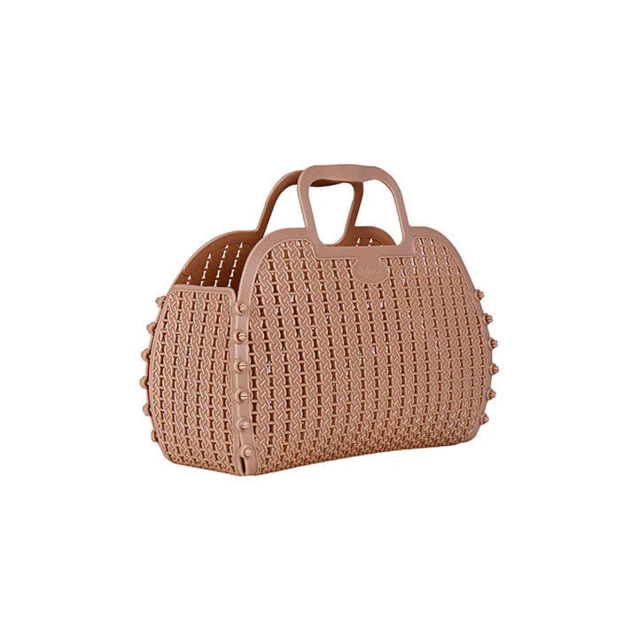 Bolsa plástico retro taupe
