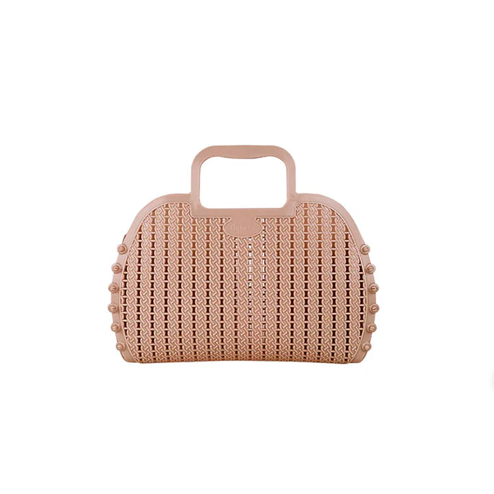 Bolsa plástico retro taupe