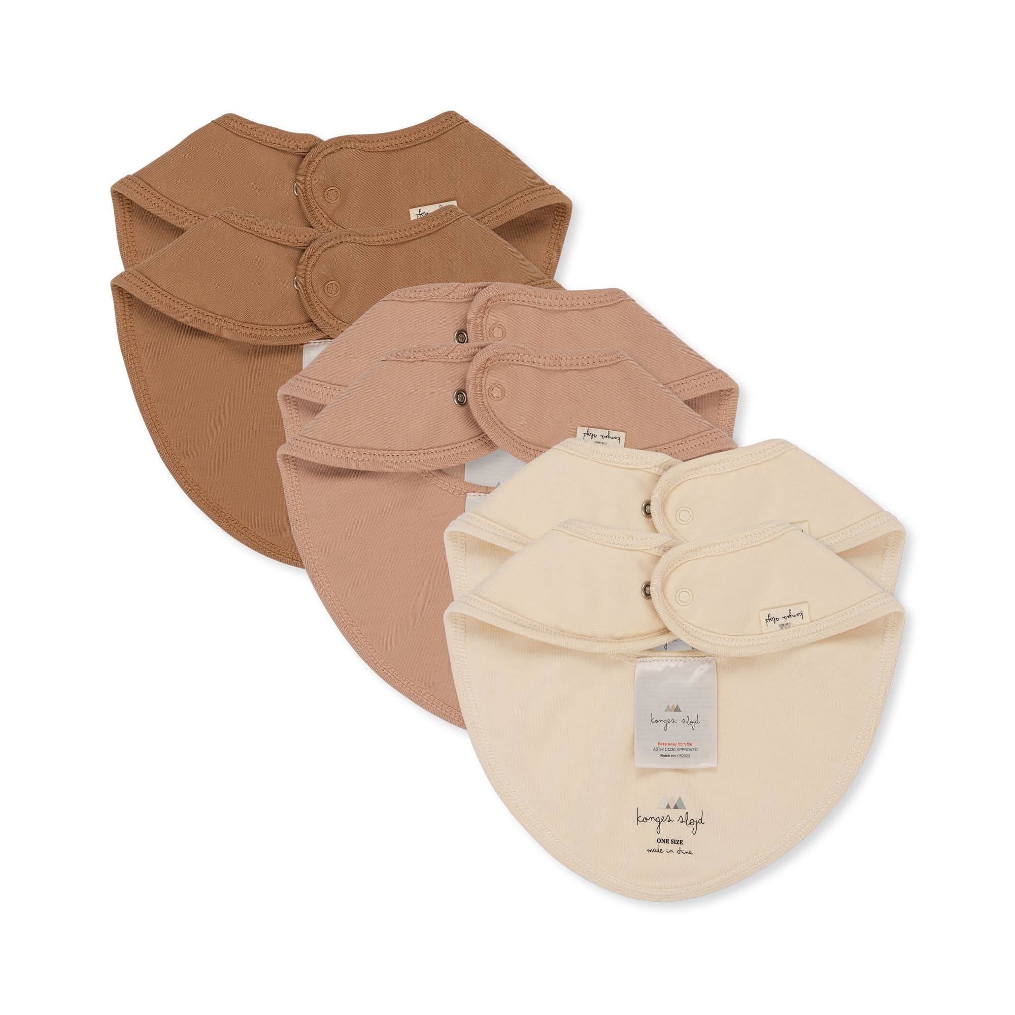 6 babetes impermeáveis maple shade Babete Konges sløjd