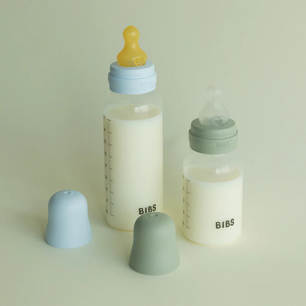 Biberão plástico 150 ml tetina silicone baby blue