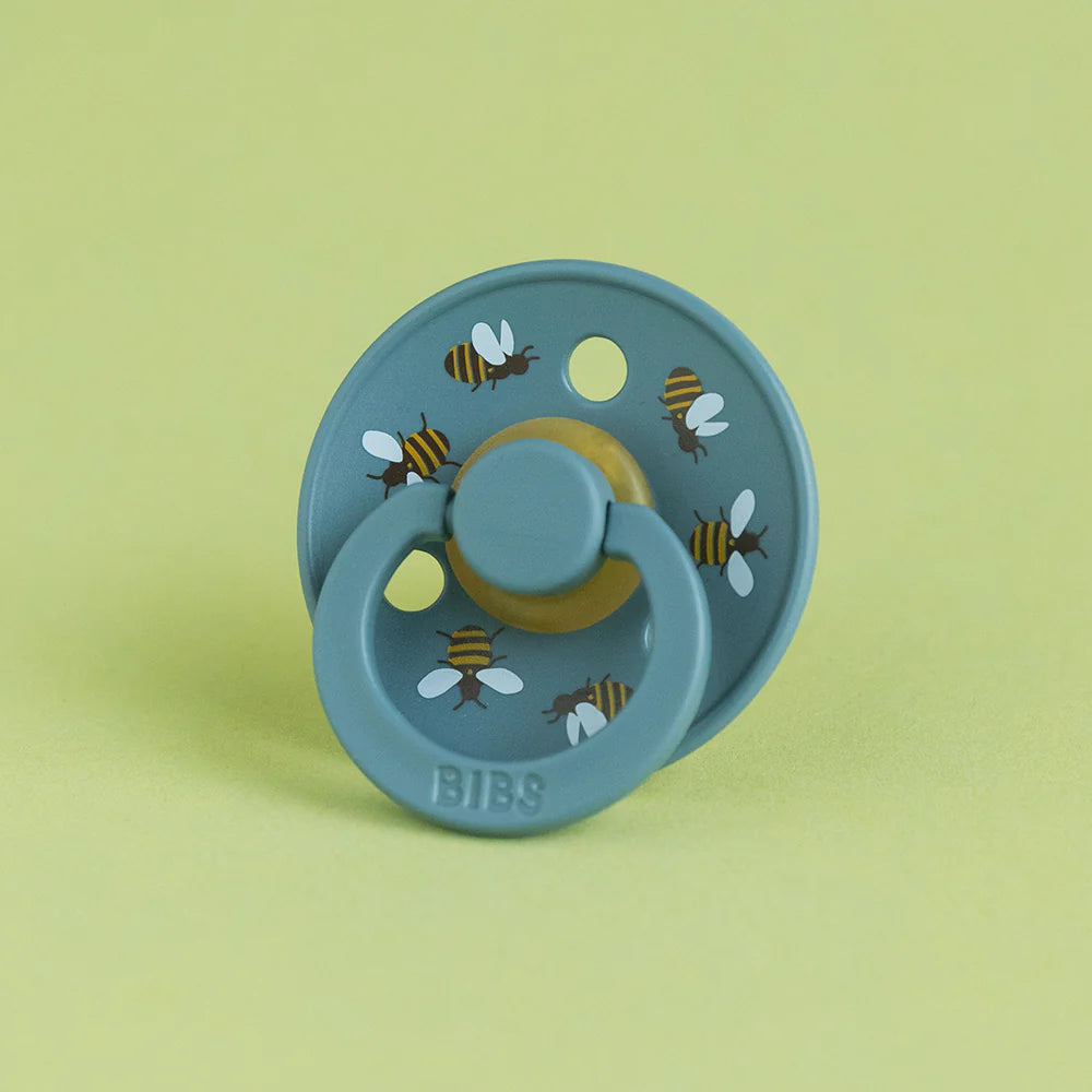 2 chupetas redondas BIBS Studio Colour bumblebee breeze mix