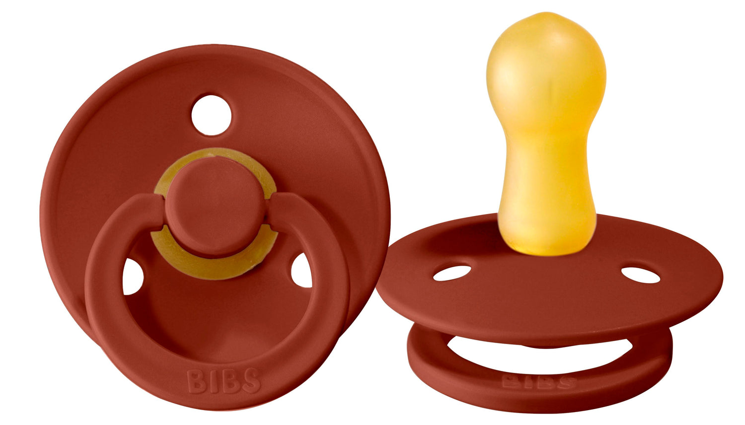 1 chupeta redonda rust BIBS Colour