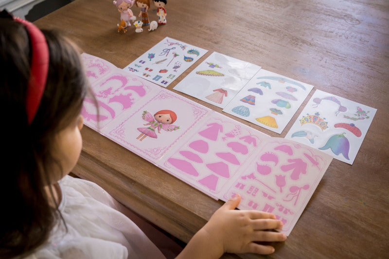 Miss Lilyruby roupa - autocolantes removíveis