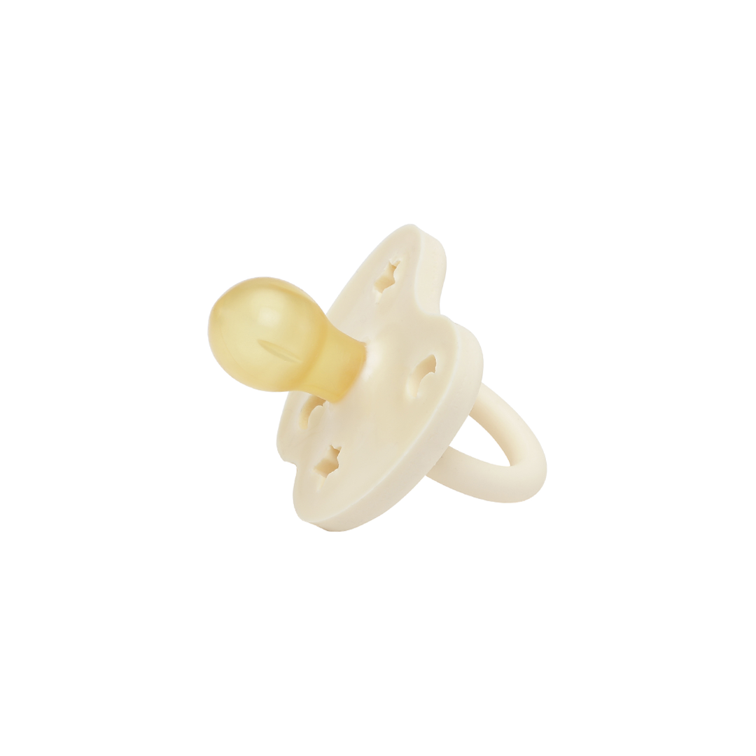 2 chupetas redondas látex baby blue | milky white 0-3 M