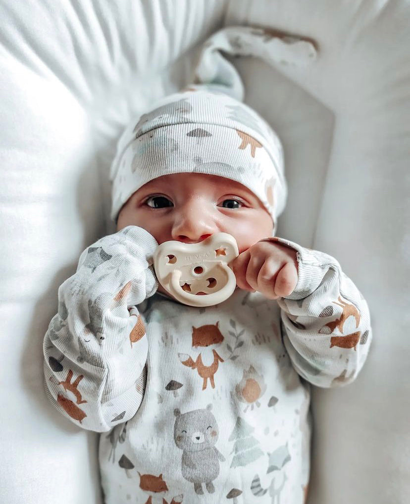 Chupeta redonda látex milky white 0-3 M