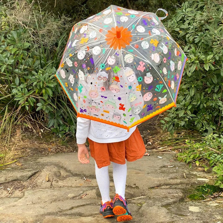Guarda-chuva magic faces - MUDA DE COR