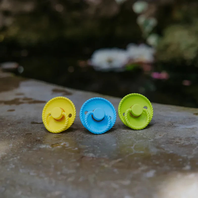 2 chupetas rope redondas SILICONE waterfall | rain forest