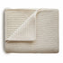 Manta de bebé ribbed bege melange muslin mushie
