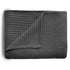 Manta de bebé dark grey melange blanket mushie