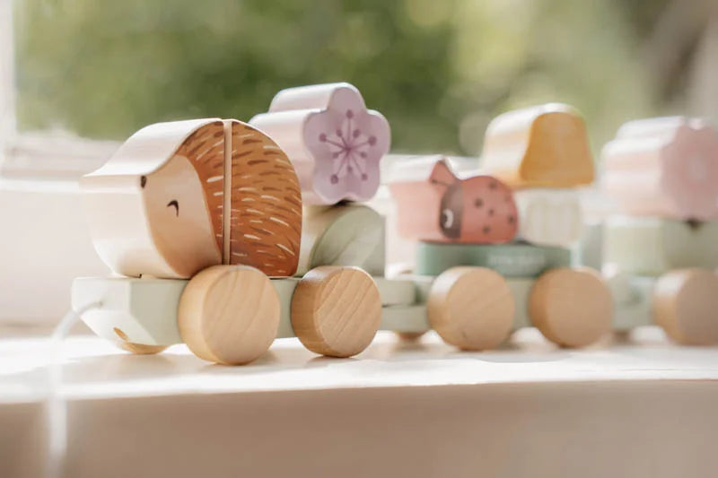 Comboio de encaixe - ouriço - Fairy Garden