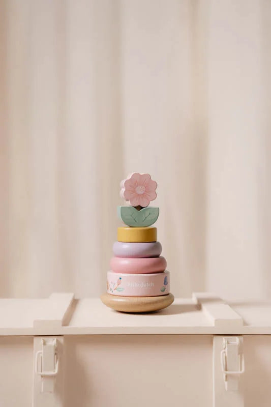 Anéis de empilhar de madeira Fairy Garden