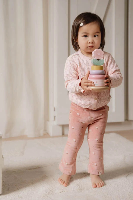 Anéis de empilhar de madeira Fairy Garden