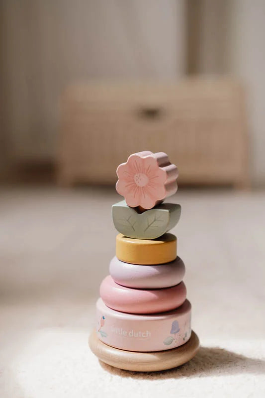 Anéis de empilhar de madeira Fairy Garden