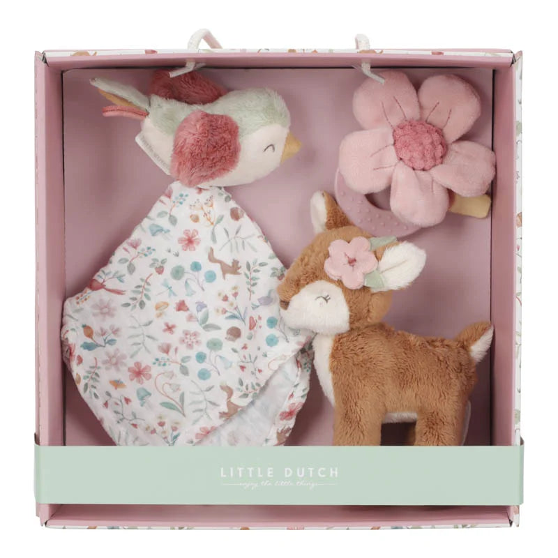 Gift box fairy garden