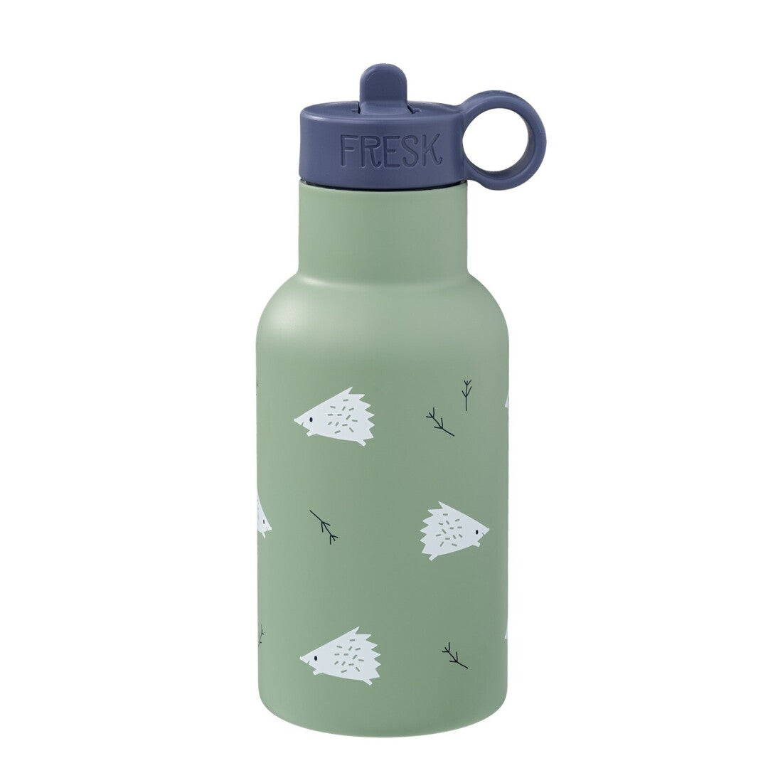 Garrafa térmica ouriço 350 ml + 2 tampas