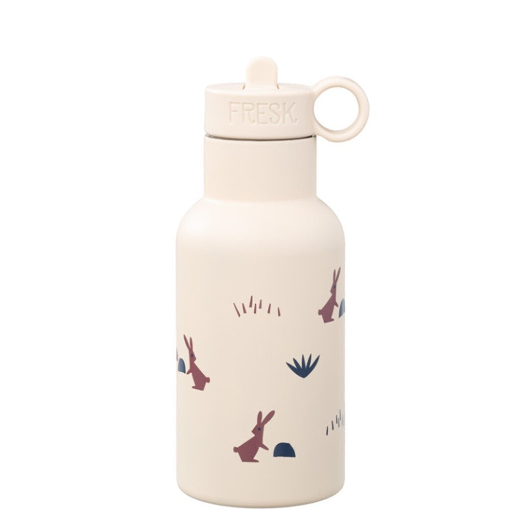 Garrafa térmica coelhinho 350 ml + 2 tampas