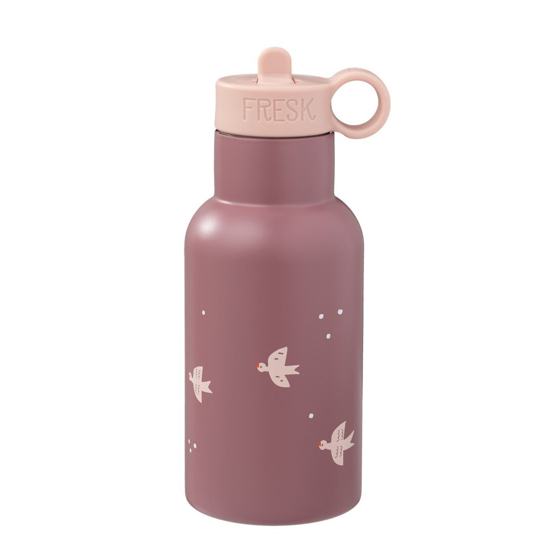 Garrafa térmica andorinhas 350 ml + 2 tampas