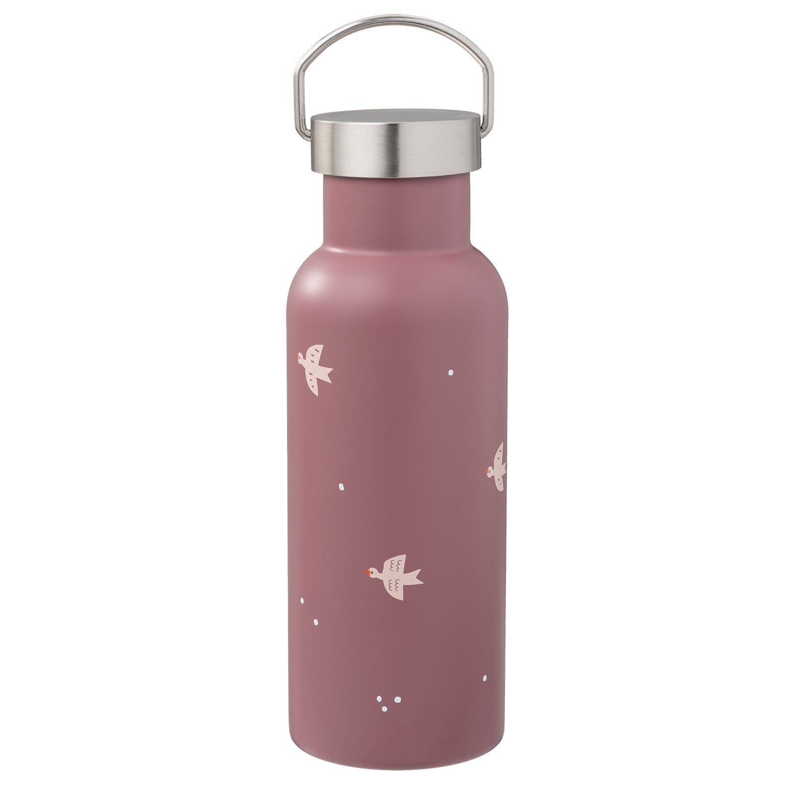 Garrafa térmica andorinhas 500 ml + 2 tampas