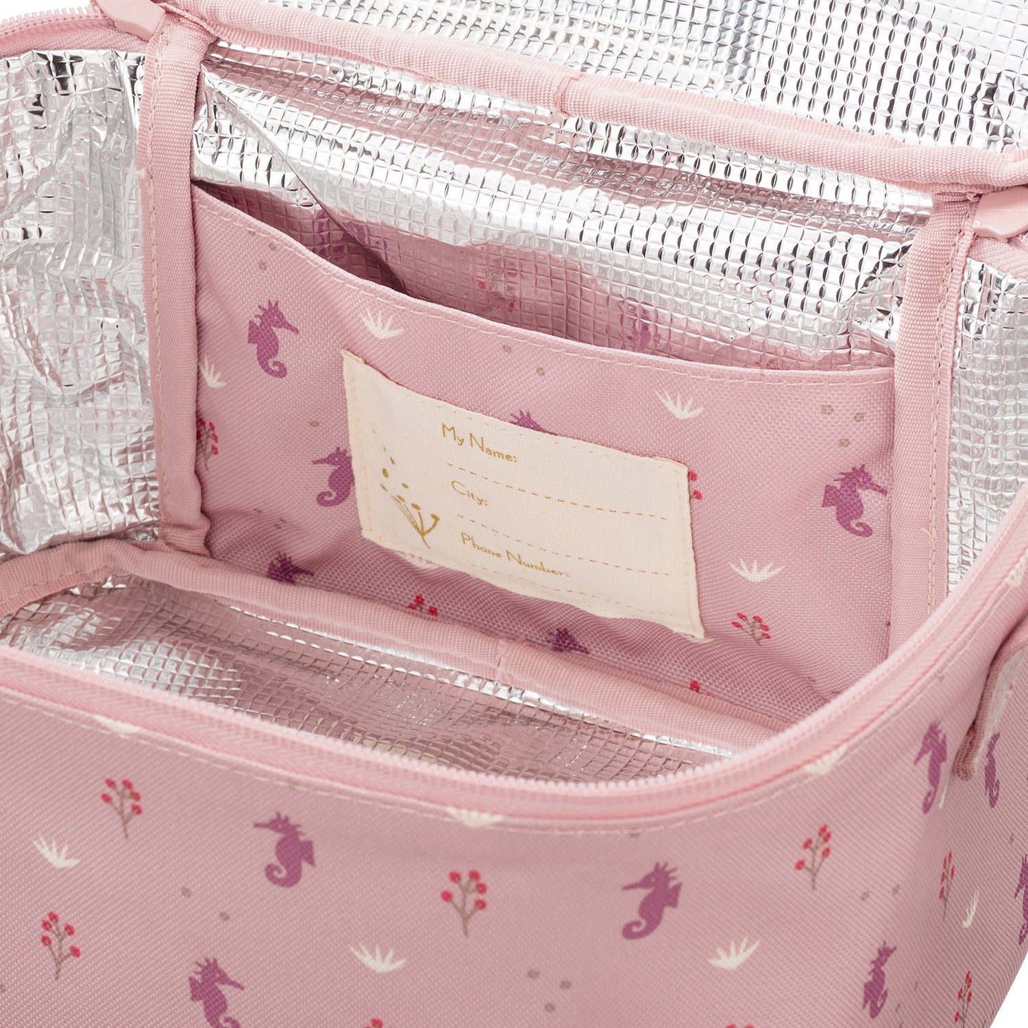 Bolsa térmica grande cavalos marinhos