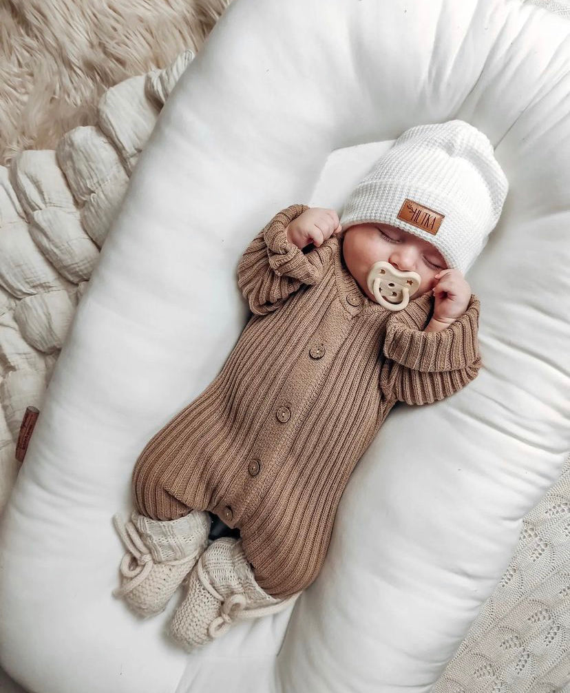 2 chupetas ortodônticas látex milky white | oatmeal 0-3M