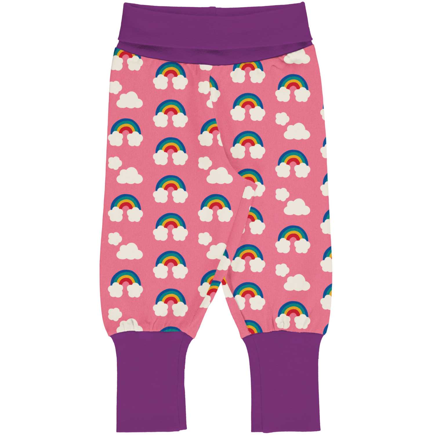 Calças evolutivas arco-íris