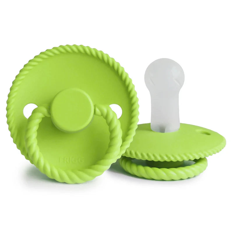 2 chupetas rope redondas SILICONE waterfall | rain forest