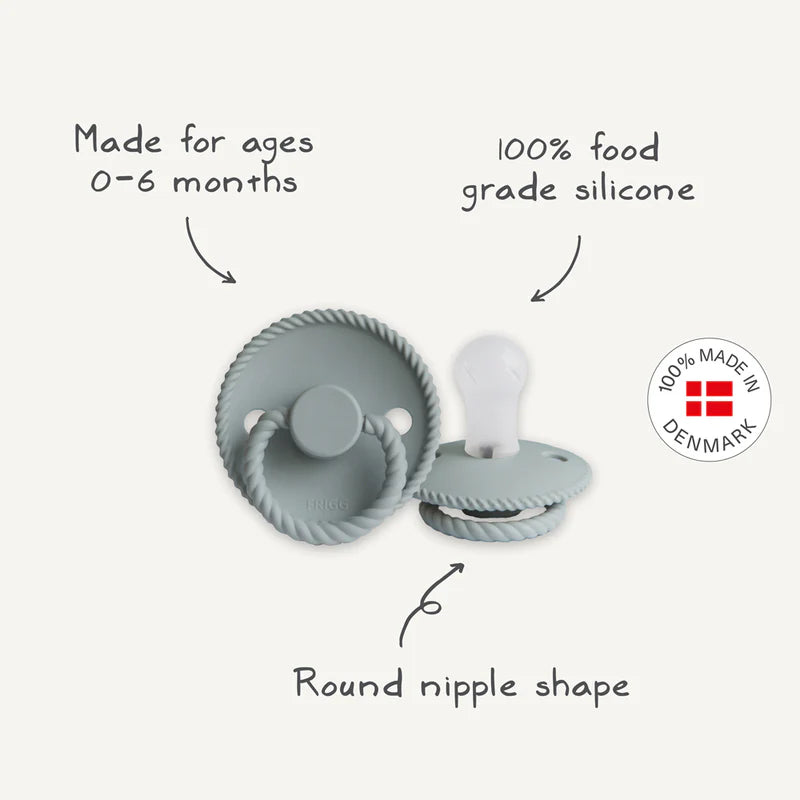 4 chupetas redondas silicone skyline serenity