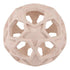 Mordedor brinquedo sensorial bola de estrelas peach teether Hevea