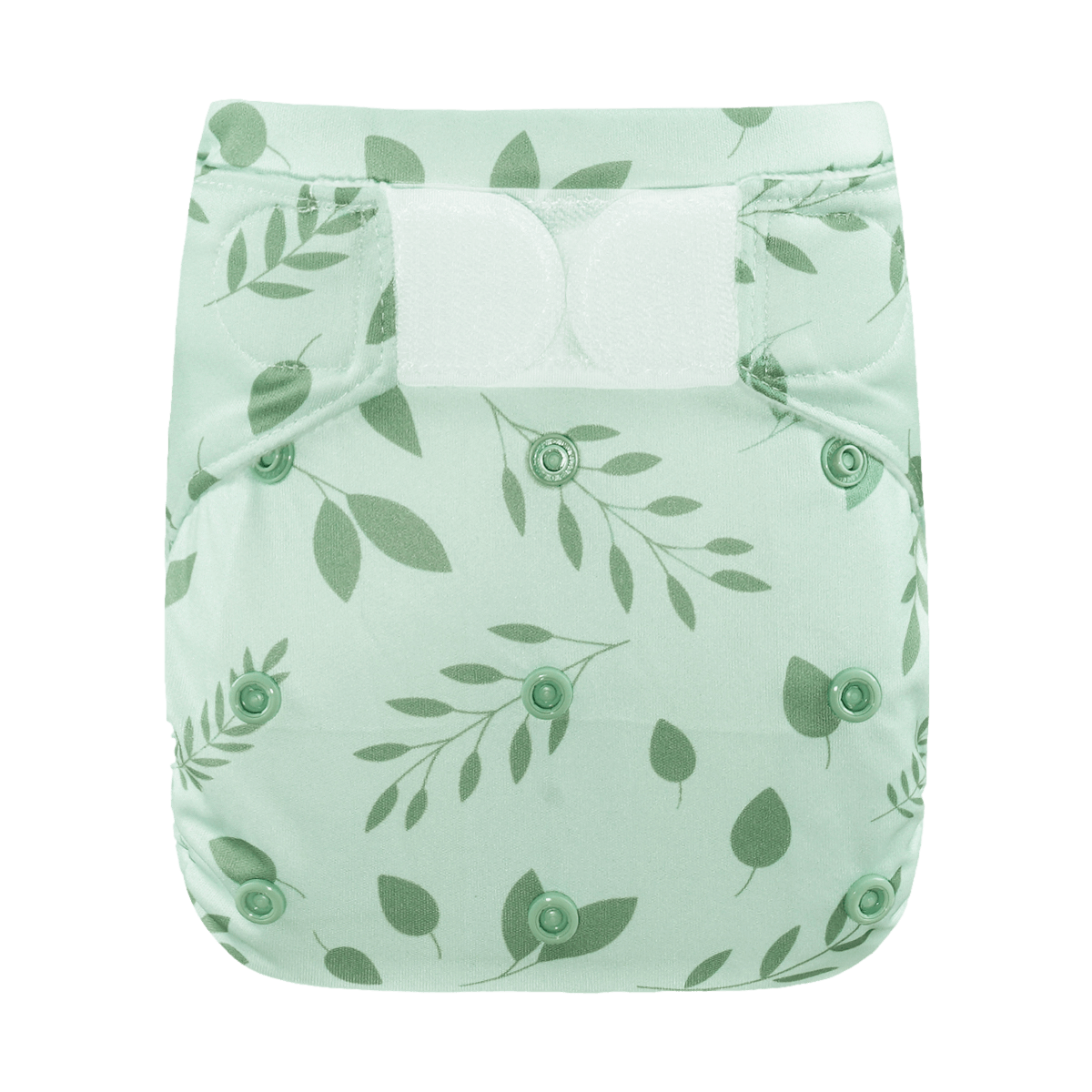Fralda de natação reutilizável c/ velcro botanical