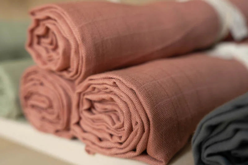Musselina swaddle 120 cm rosa