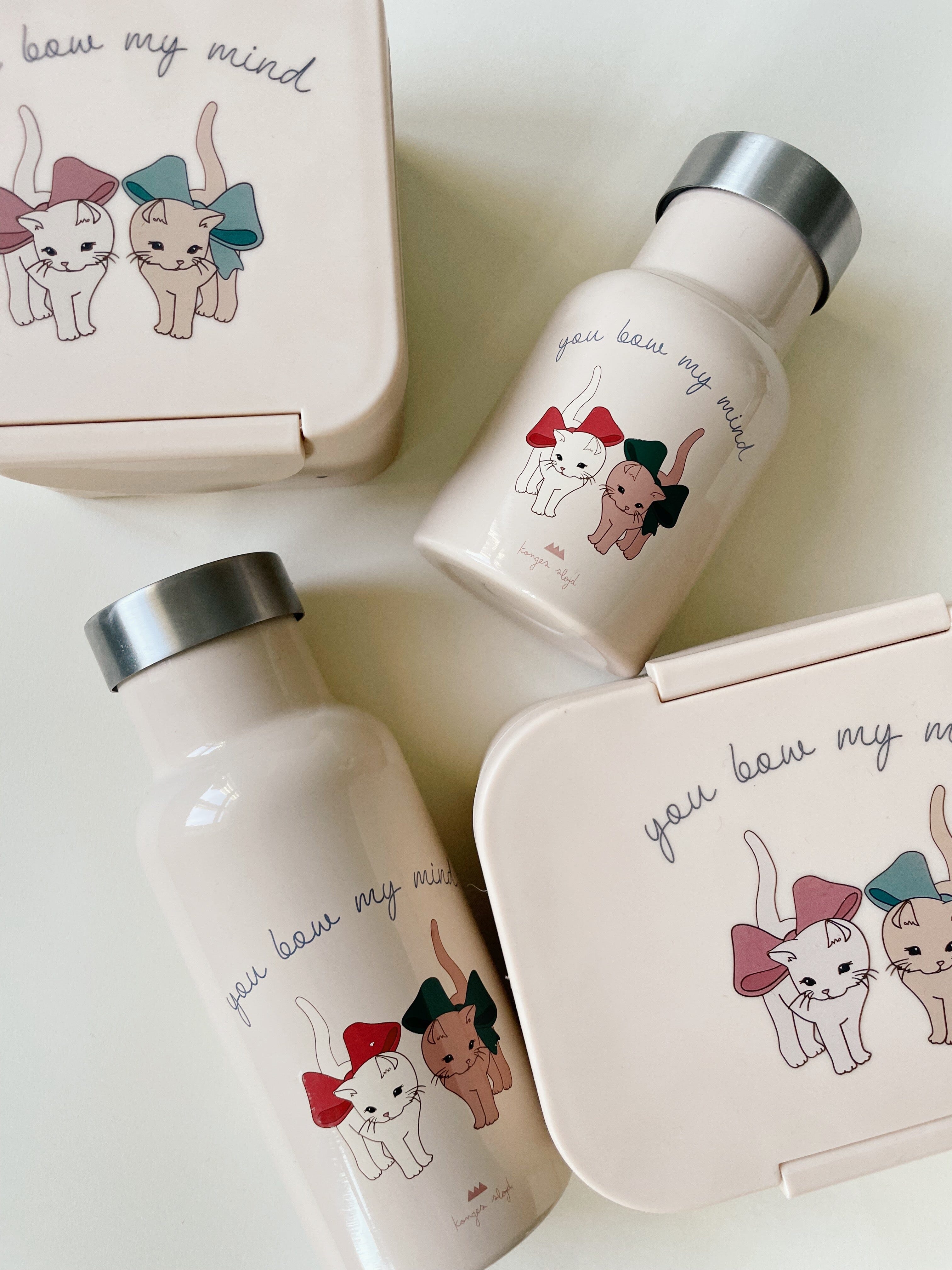 Garrafa térmica bow kitty 350 ml meal Konges sløjd