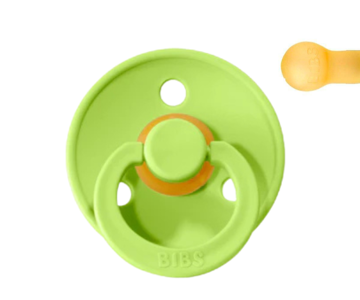 1 chupeta redonda lime BIBS Colour 0+ meses