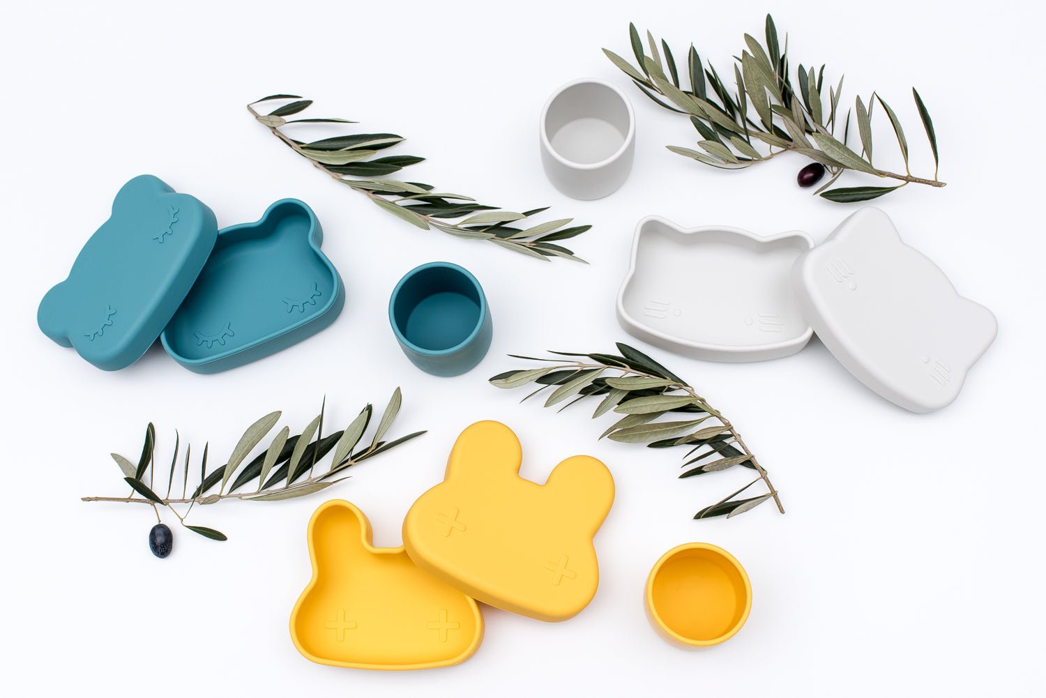 Lancheira snackie ursinho - blue dusk