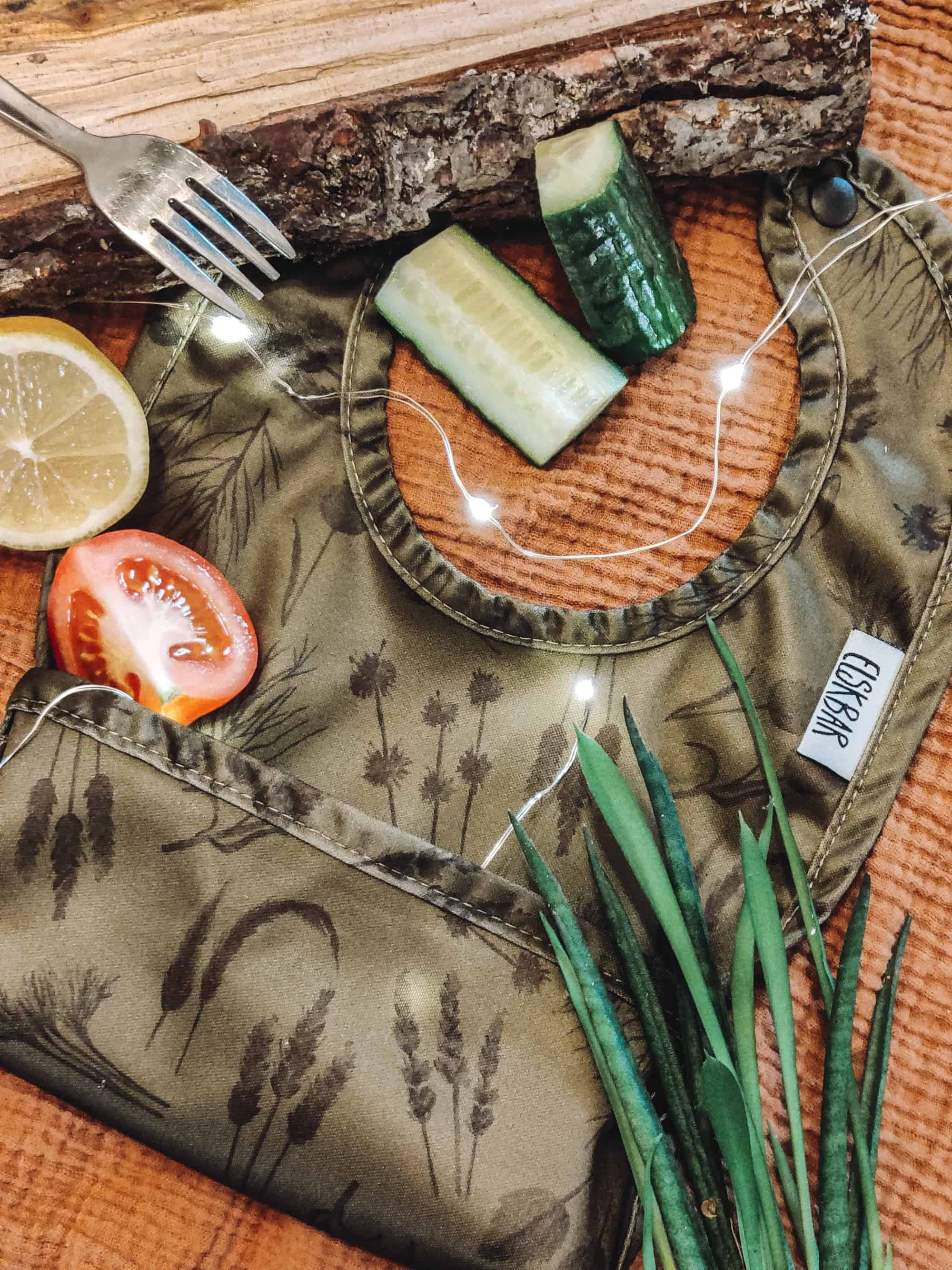 Babete impermeável grasses dinnerware Elskbar