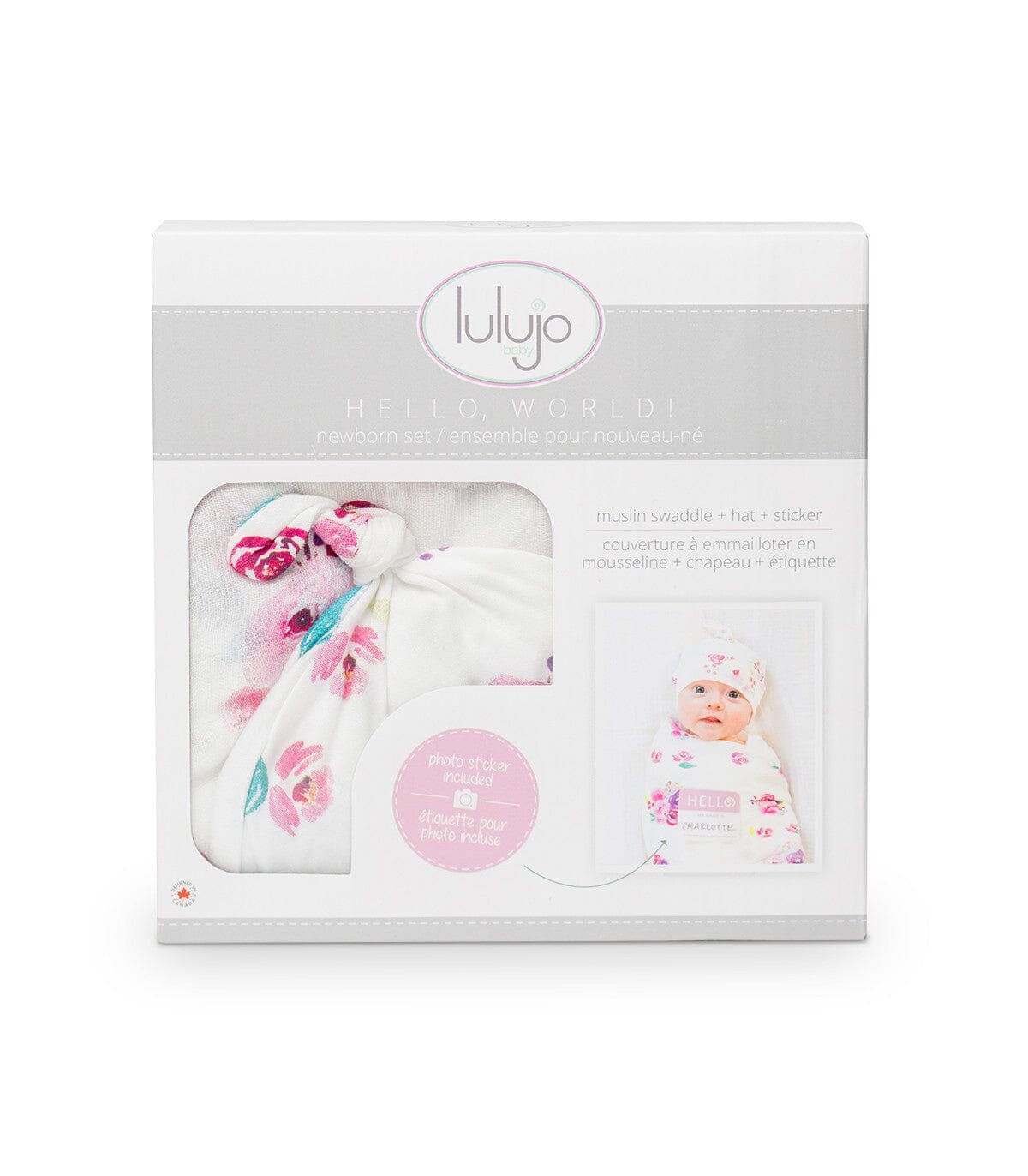 Gift Box Hello, world! peónias Lulujo