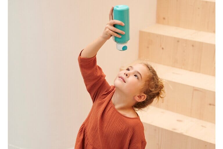 Garrafa pop up 400 ml rosa Dinnerware MEPAL