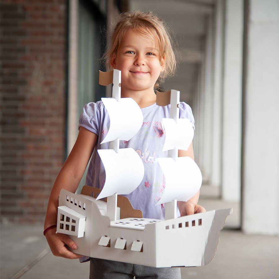 Barco de piratas grande