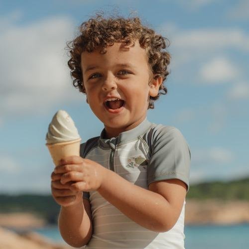 Conjunto de praia gelados