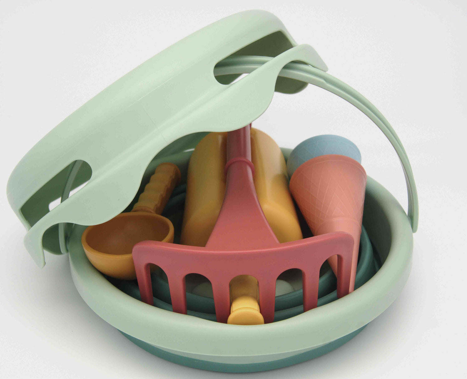 Conjunto Ecológico COMPACTO brinquedos praia 7 em 1