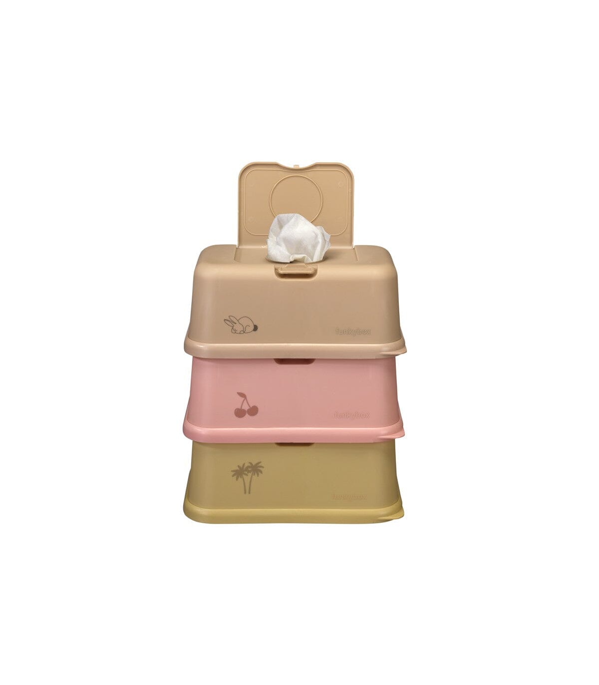 Caixa para toalhitas rosa cereja wipes cover FunkyBox