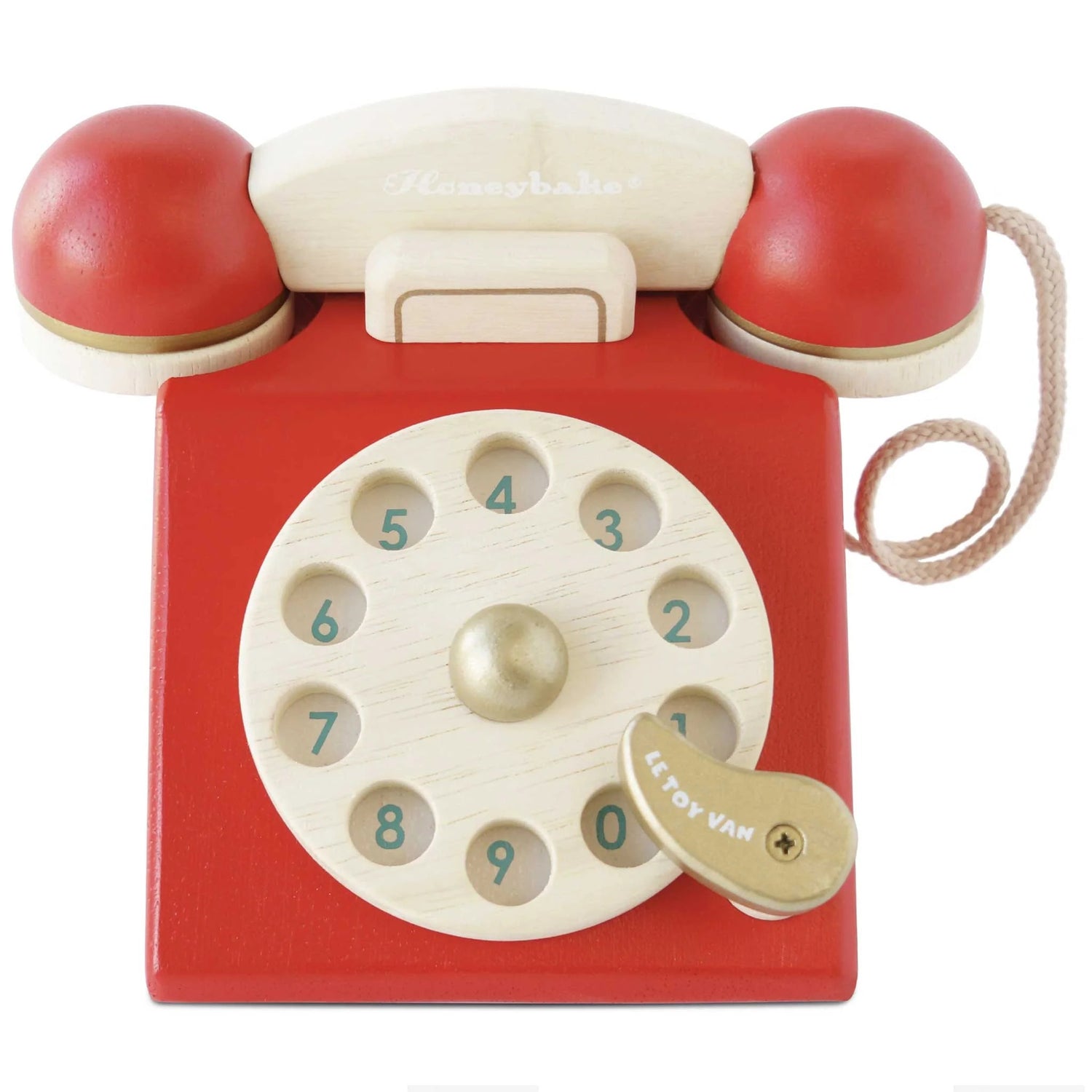 Telefone vintage de madeira