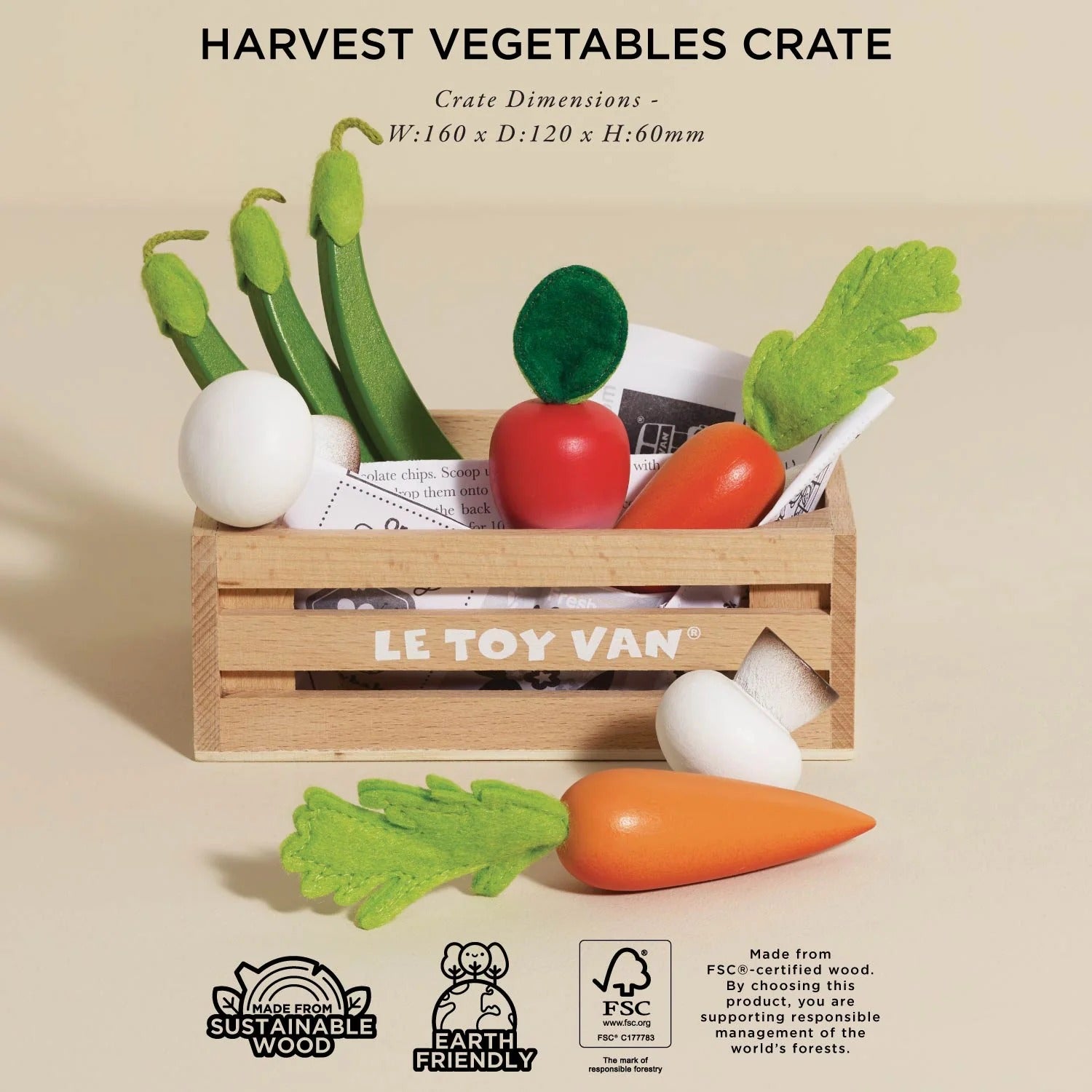 Caixa de vegetais