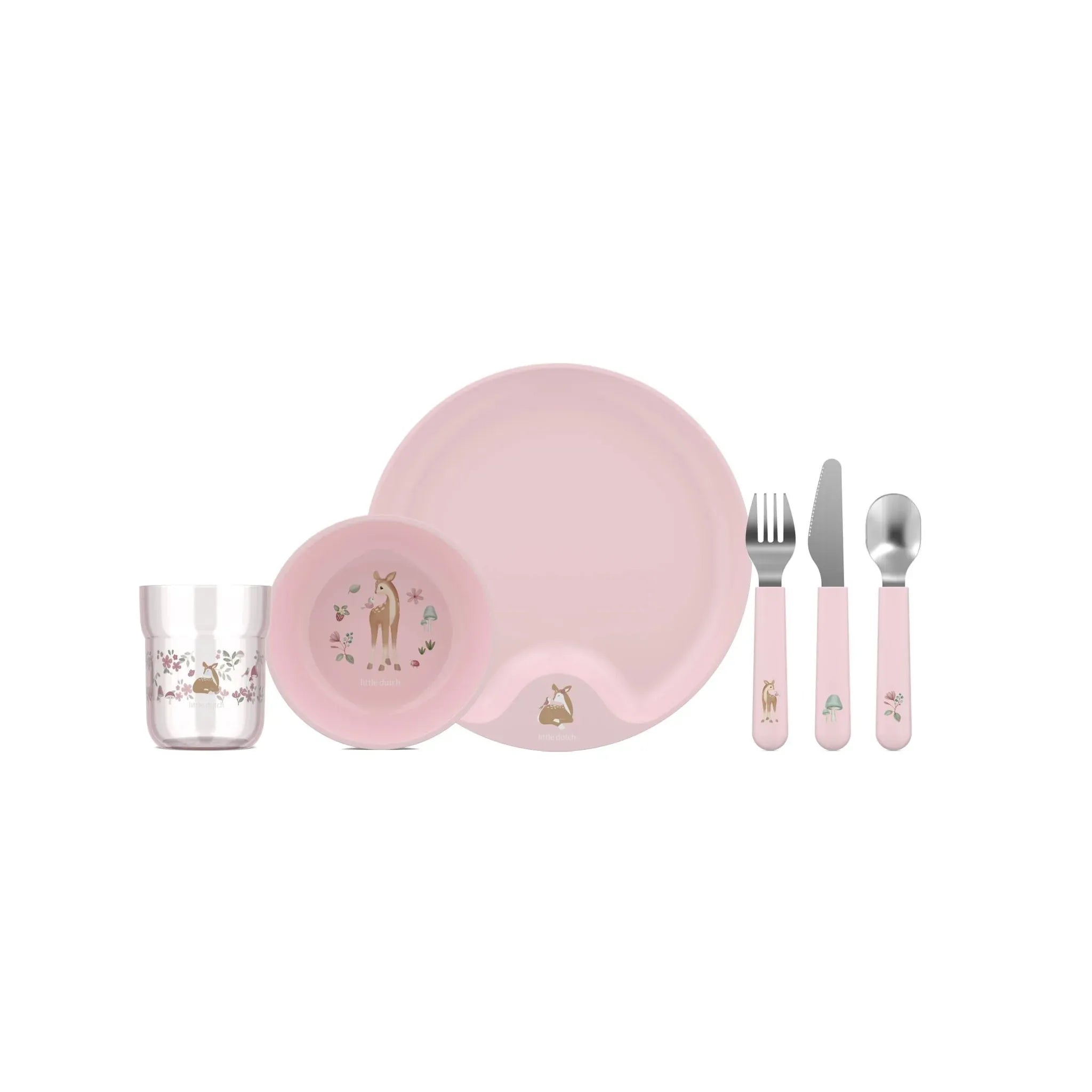 Conjunto de refeição criança 6 peças Fairy Garden